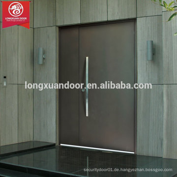 Benutzerdefinierte Eingangstüren, Doppelschwingen Bronze Feuer Tür
